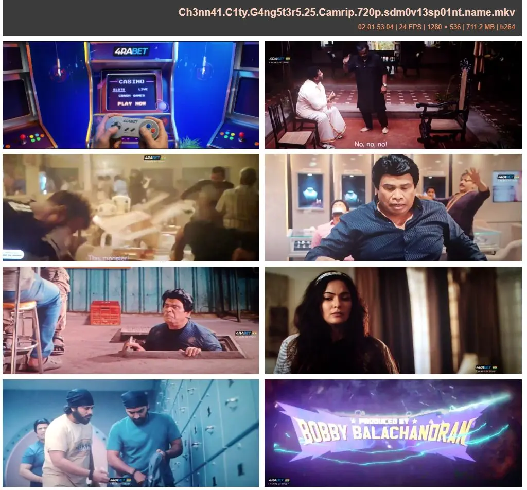 Chennai City Gangsters 2025 Full Movie Download Free Camrip