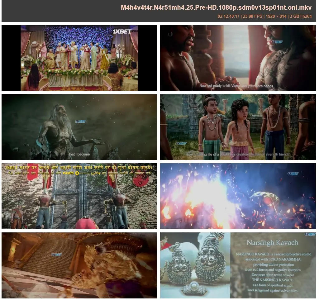 Mahavatar Narsimha 2025 Full Movie Download Free Camrip